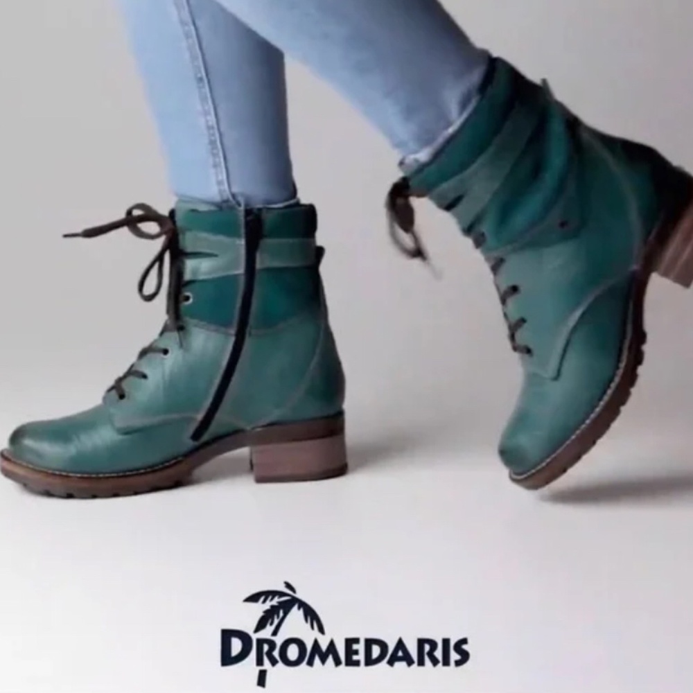 Women's Dromedaris Kara Boot Teal Size EU 41